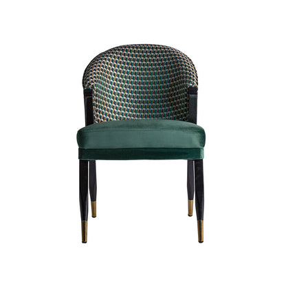 Silla Kelheim en Color Verde/Negro