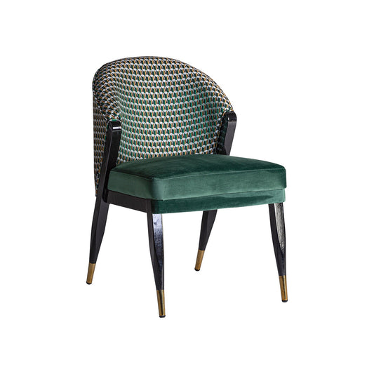 Silla Kelheim en Color Verde/Negro