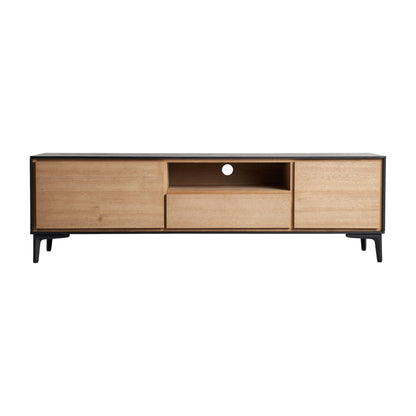 Mueble Tv Brussa en Color Negro/Natural