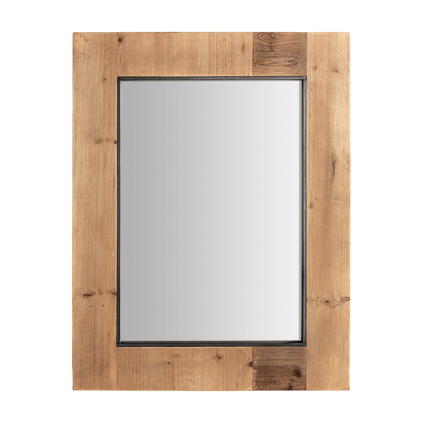 Gien Mirror in Black/Natural Colour