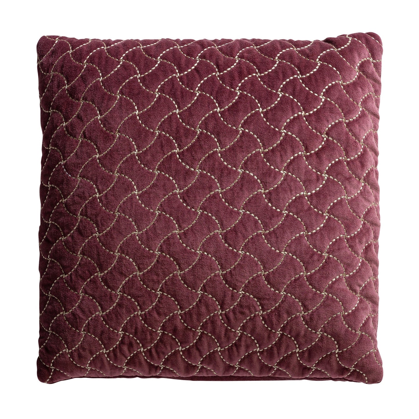 Lis Cushion in Burgundy Colour