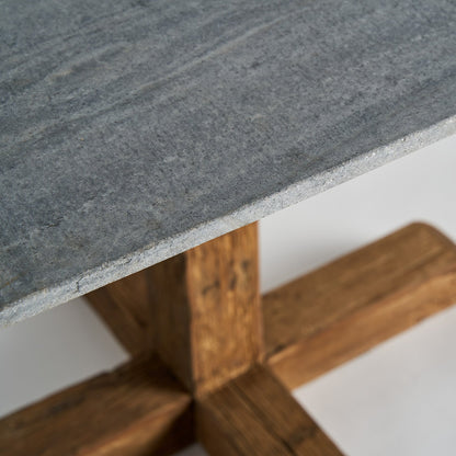 Jhaba Dining Table in Grey/Natural Colour