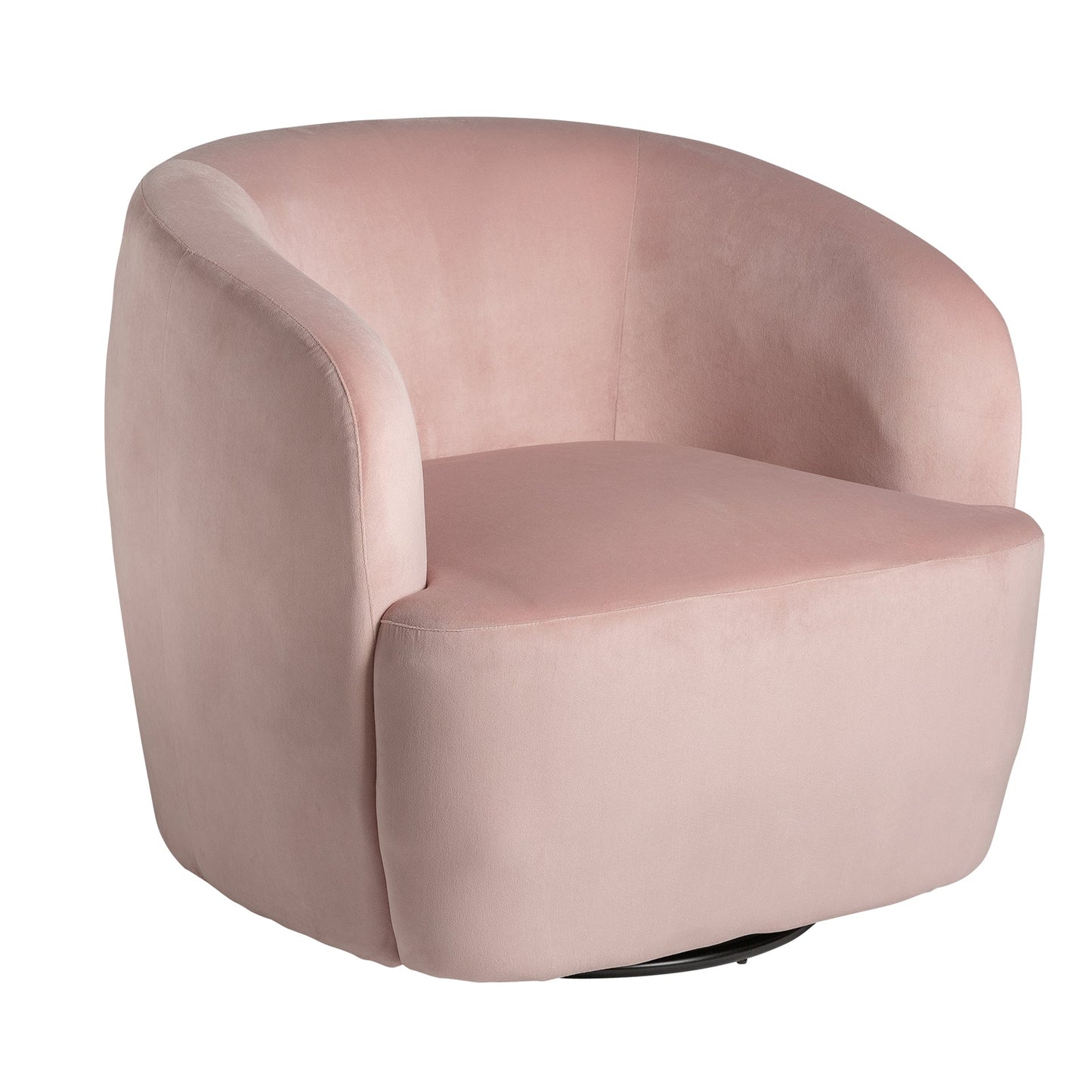 Bougue Rotative Armchair in Pale Pink Colour