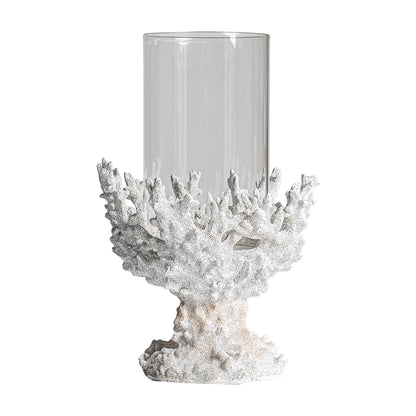 Arrecife Candle Holder in White Colour