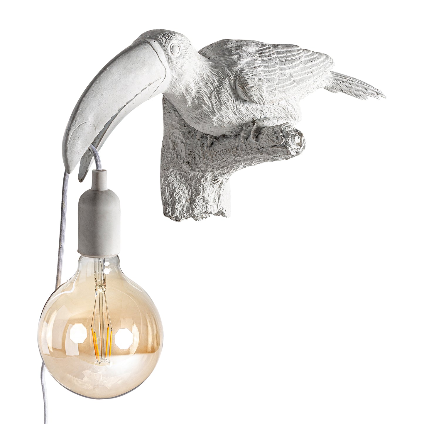 Tucan Wall Lamp in White Colour