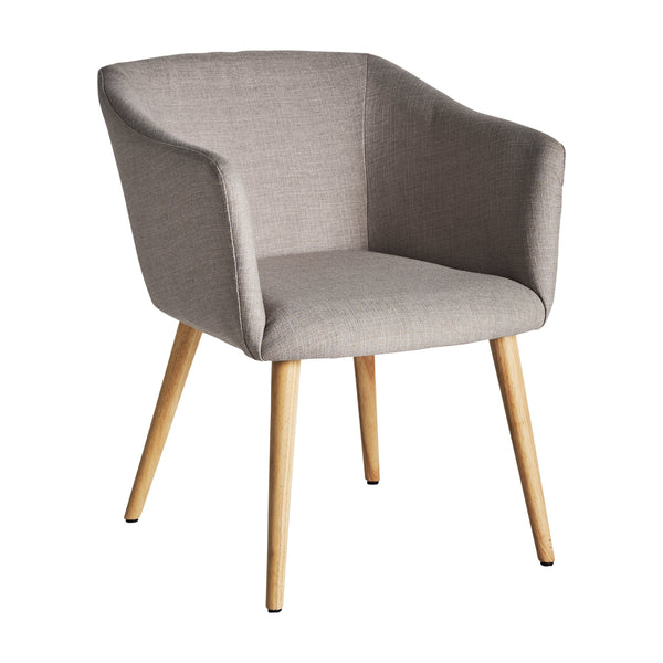 Skipton Chair in Grey/Natural Colour