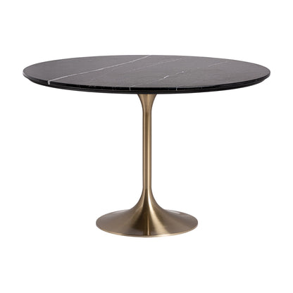 Kelheim Dining Table in Black/Gold Colour