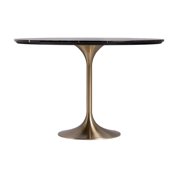 Kelheim Dining Table in Black/Gold Colour