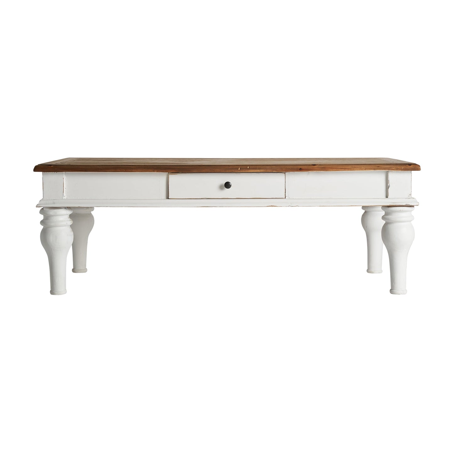 Cirella Coffee Table in White/Natural Colour