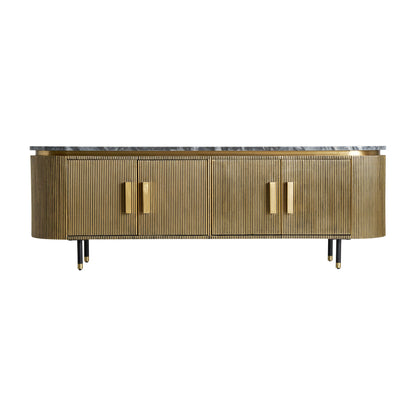 Mueble Tv Valbruna en Color Oro