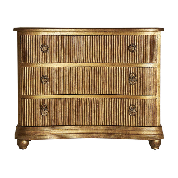 Vernon Chest Of Drawers in Gold Colour