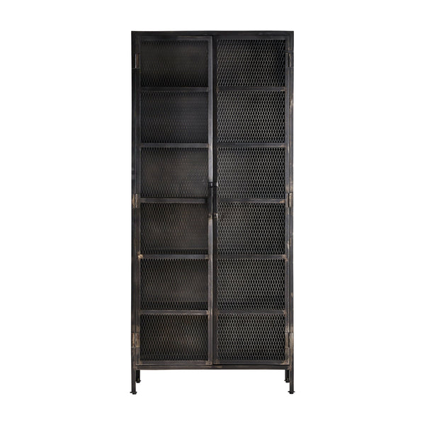 Vyhne Glass Cabinet in Black Colour