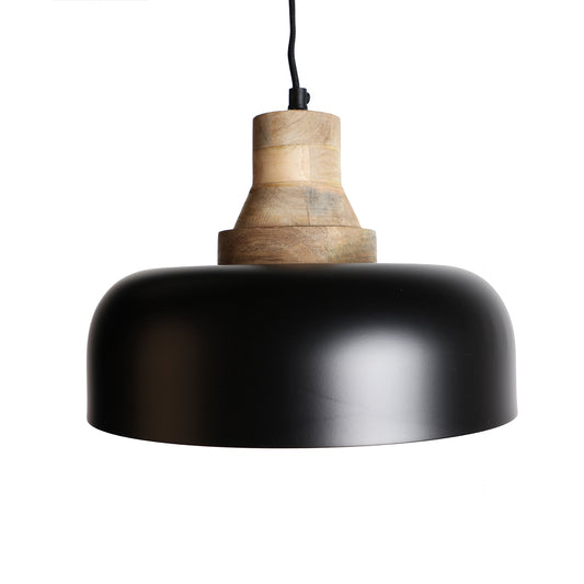 Wetherby Ceiling Lamp in Black/Natural Colour