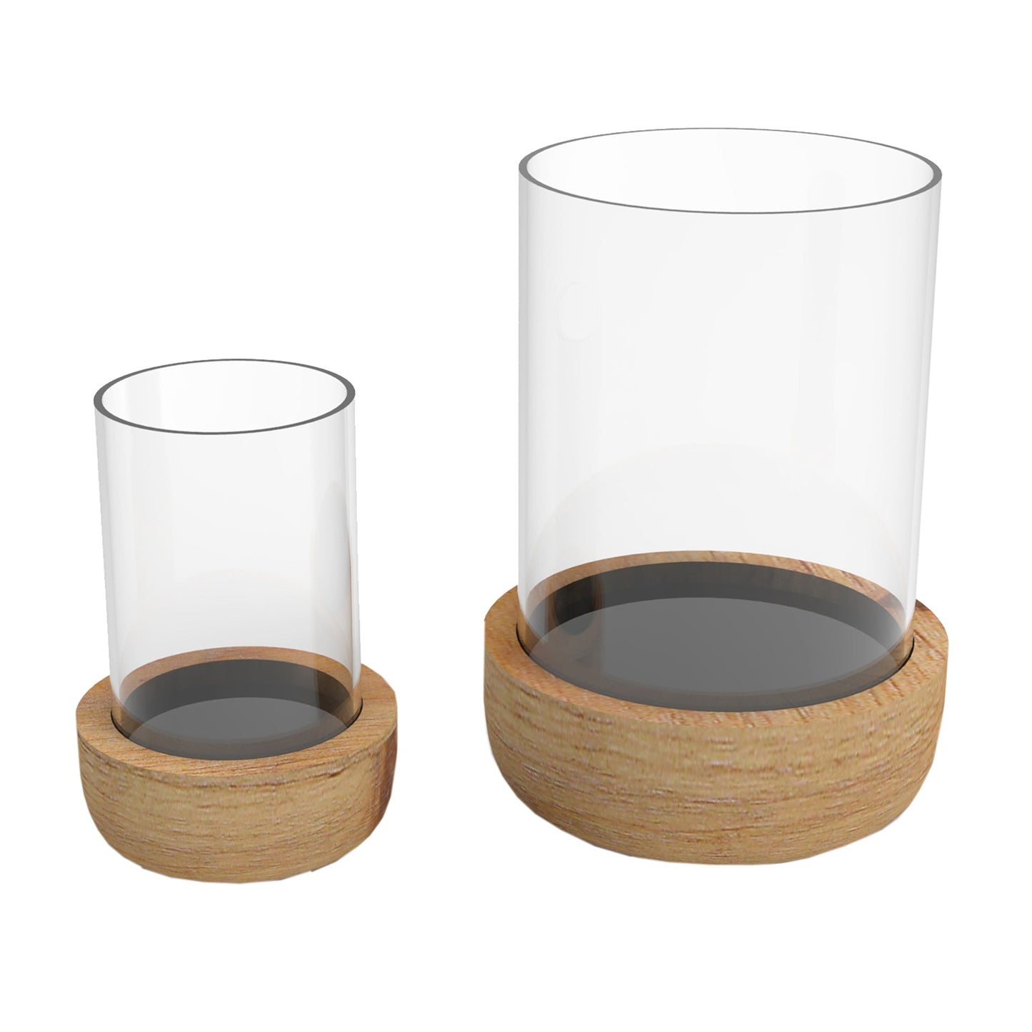 Vichel Candle Holder (Set Of 2) in Natural Colour