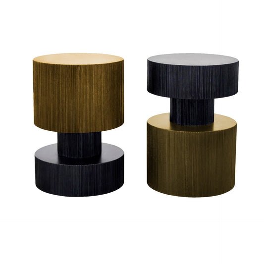 Gignat Side Table in Gold/Black Colour