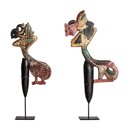 Decorative Figure (Set Of 2) in Multicolored Colour