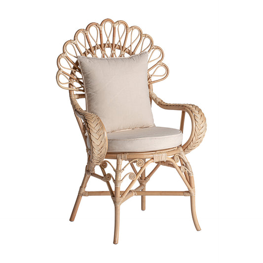 Nulvi Armchair in Natural Colour