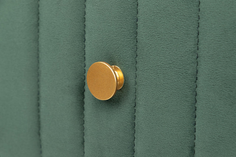 Consola Velvet-marmol Verde-dorado 120x35x80 Cm - Consolas - Granada Maison