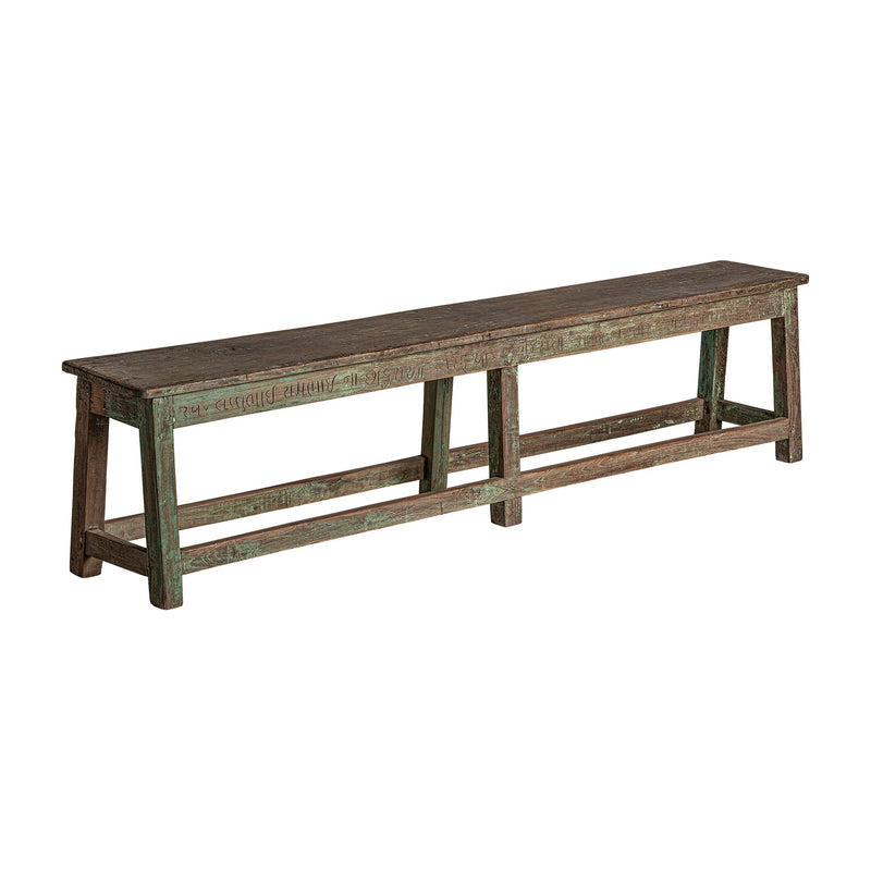 Barmer Bench in Green Tones Colour