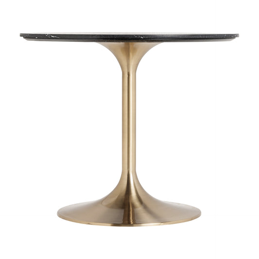 Kelheim Dining Table in Black/Gold Colour