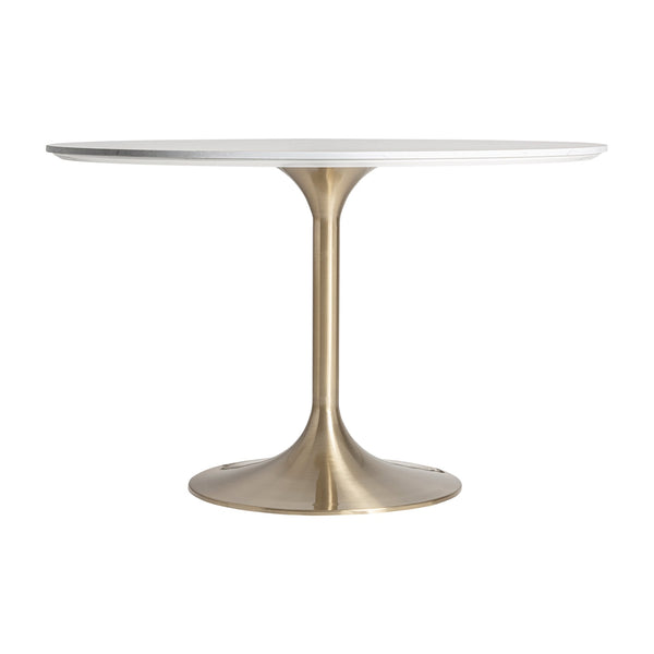 Frohn Dining Table in Grey/Gold Colour