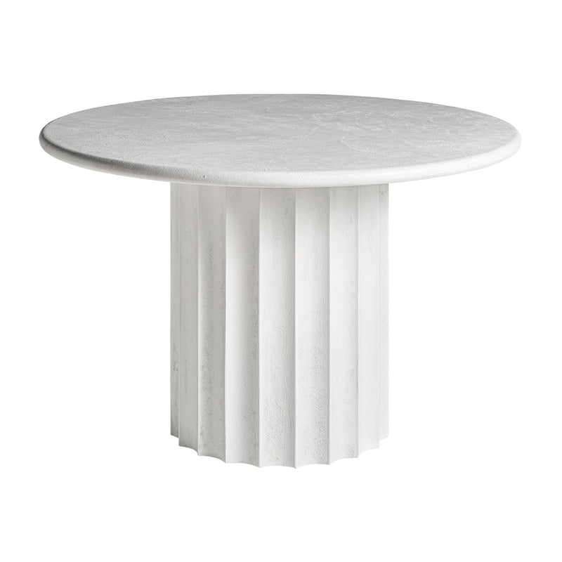 Mulcey Dining Table in White Colour