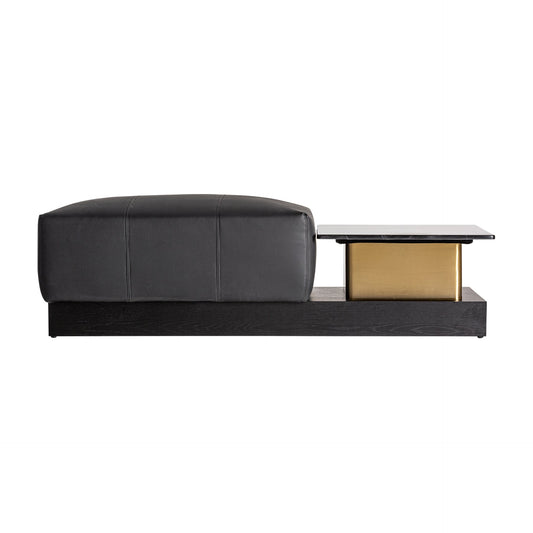 Traun Coffee Table in Black/Gold Colour