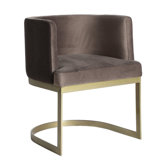 Betliar Chair in Grey/Gold Colour