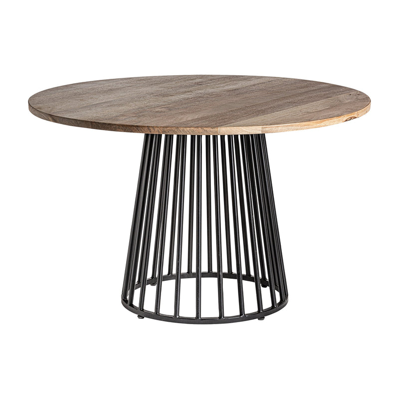Weyer Dining Table in Black/Natural Colour