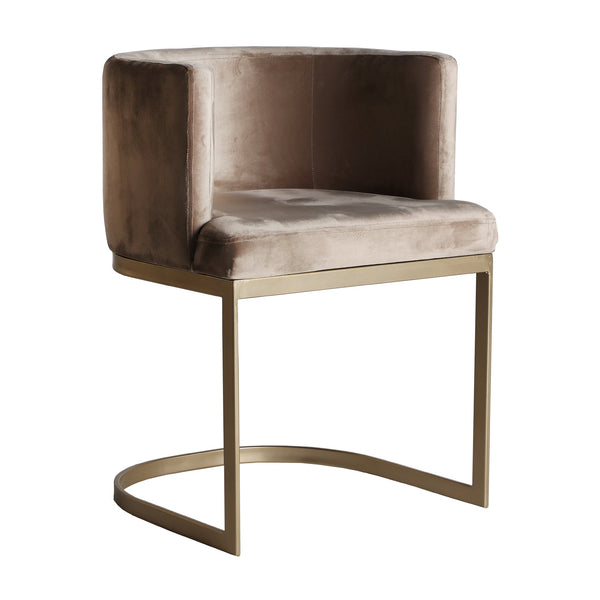 Bibona Chair in Taupe Colour