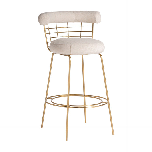 Tresivio Stool in Off White Colour