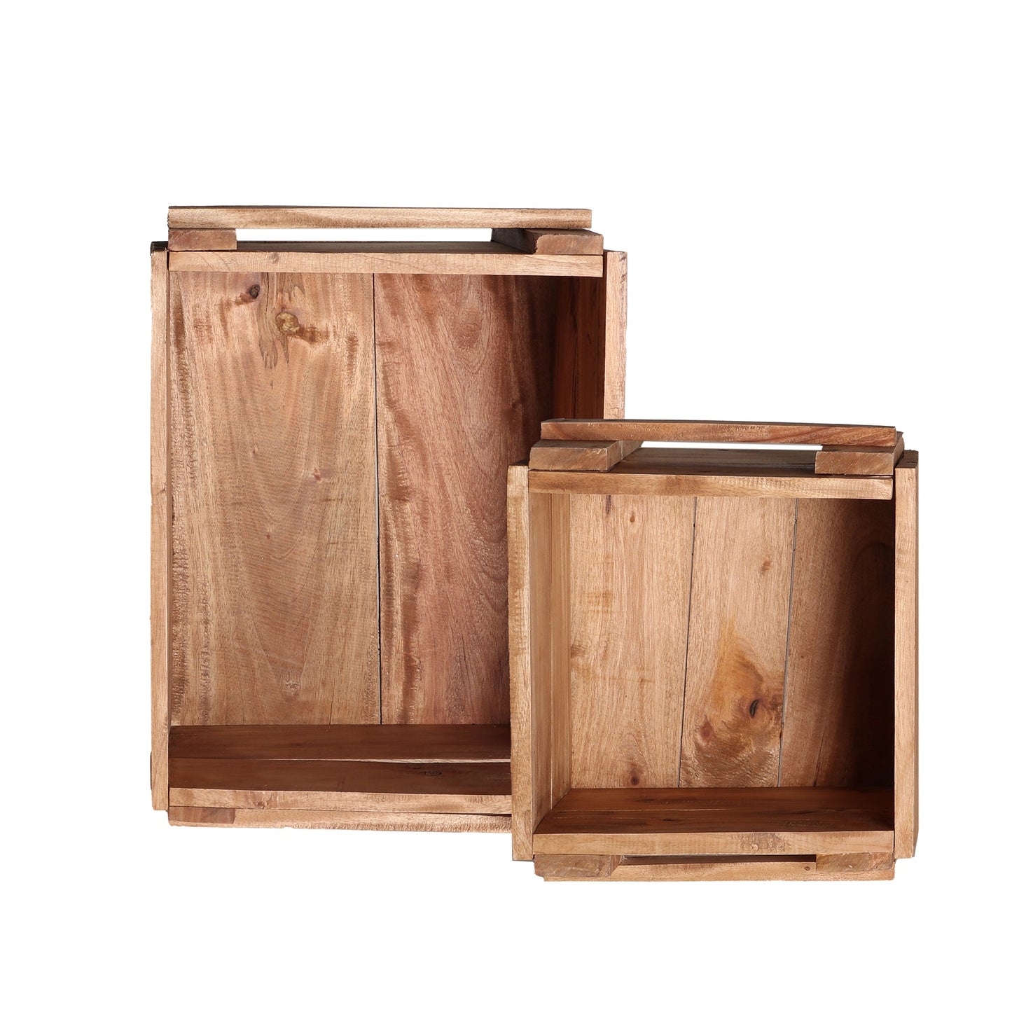 Akviran Box (Set Of 2) in Natural Colour