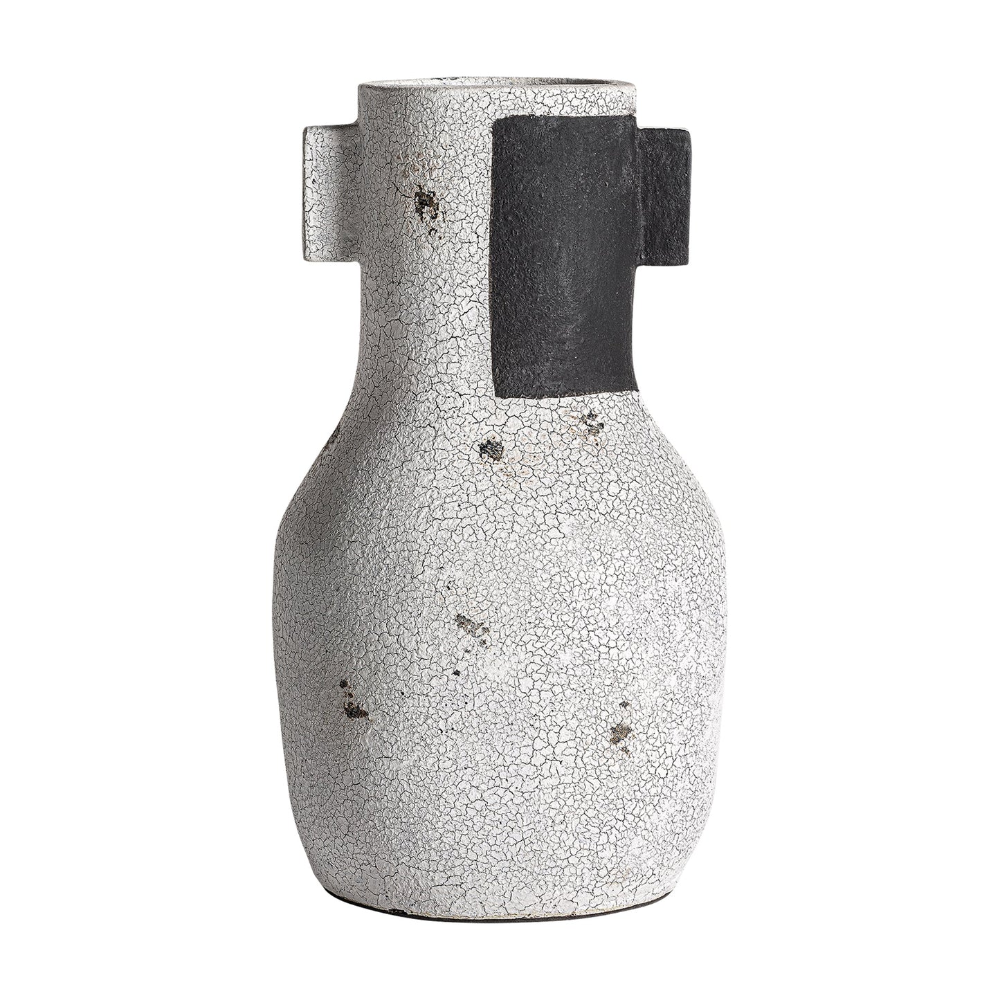 Mintlaw Vase in White/Black Colour