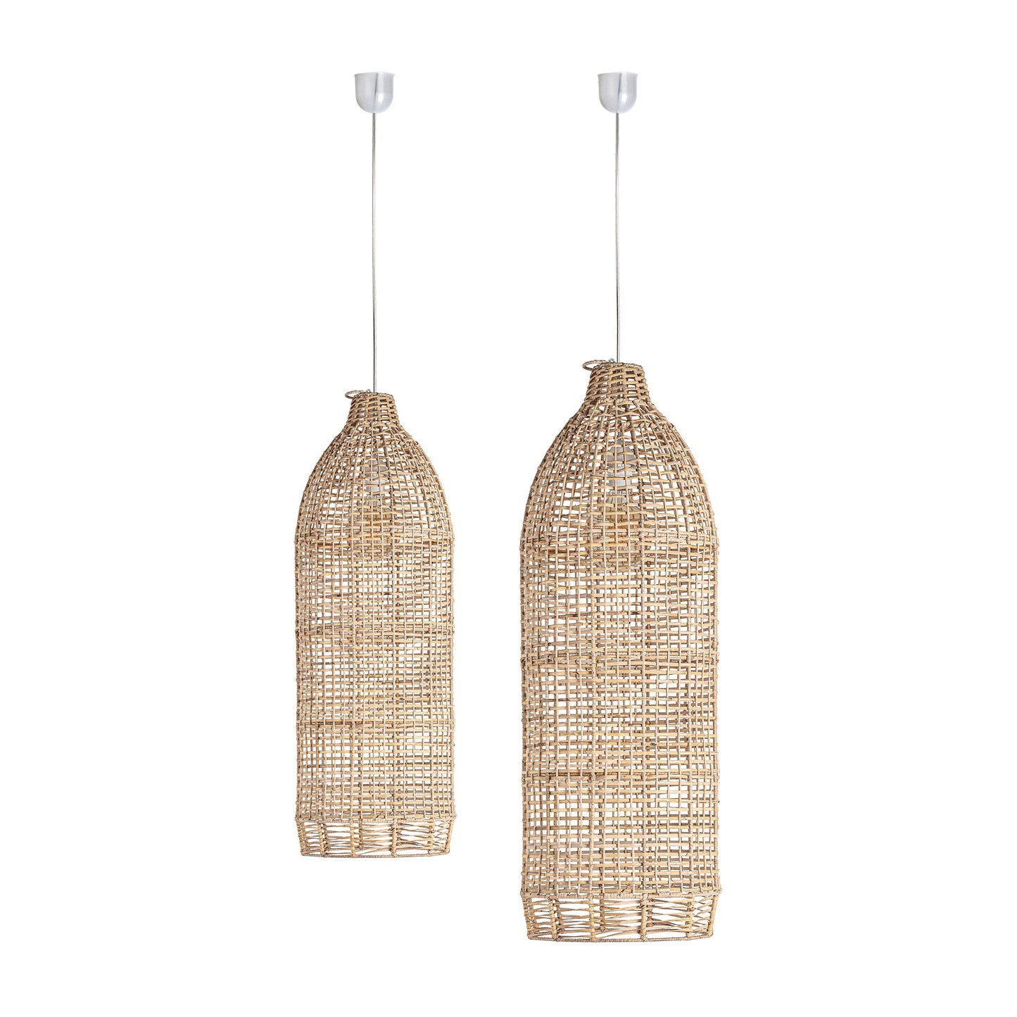 Ceiling Lamp (Set Of 2) in Natural Colour