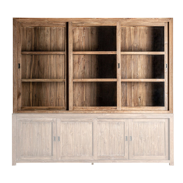 Nysted Glass Cabinet in Natural Colour