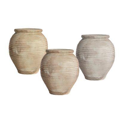 Kansara Amphora Vase in Beige Colour