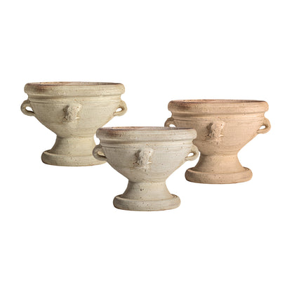 Kansara Amphora Vase in Cream Colour