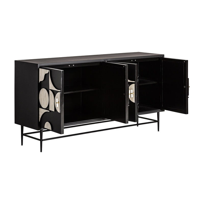 Athy Sideboard in Black/White Colour