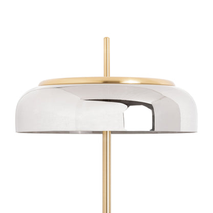 Malih Table Lamp in Grey/Gold Colour