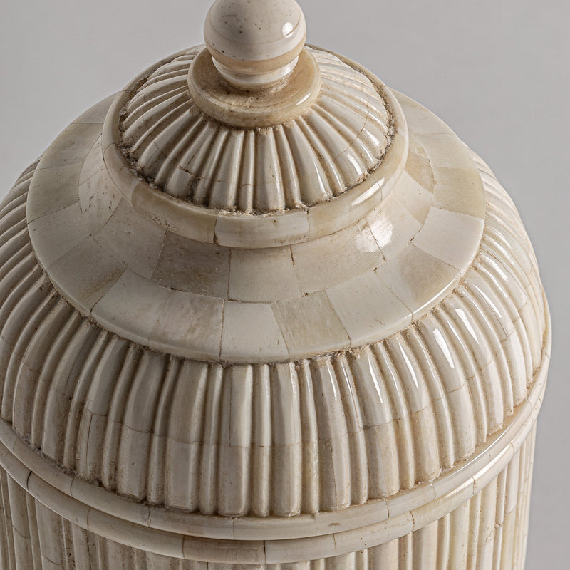 Jarek Vase in Ivory Color Colour
