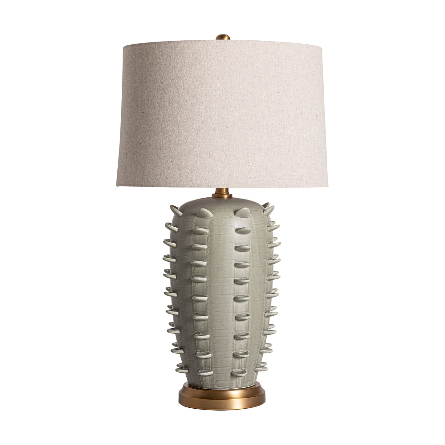 Table Lamp in Green/Gold Colour