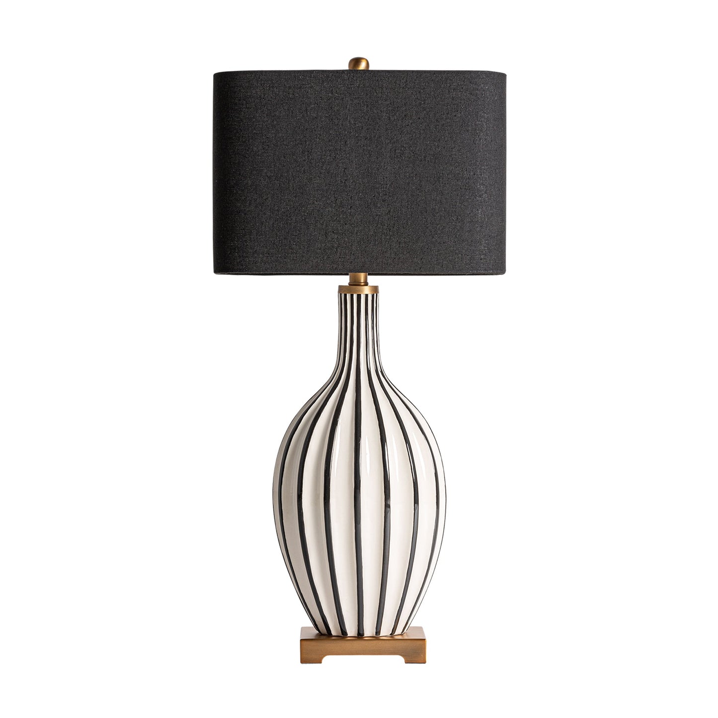 Table Lamp in Black/White Colour