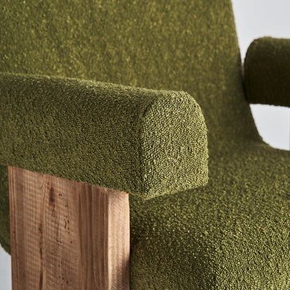 Creusot Armchair in Green Colour