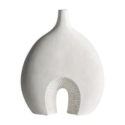 Leghe Vase in White Colour