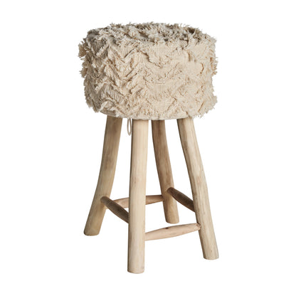 Mittet Stool in Cream Colour