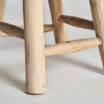 Mittet Stool in Cream Colour