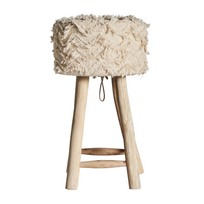 Mittet Stool in Cream Colour