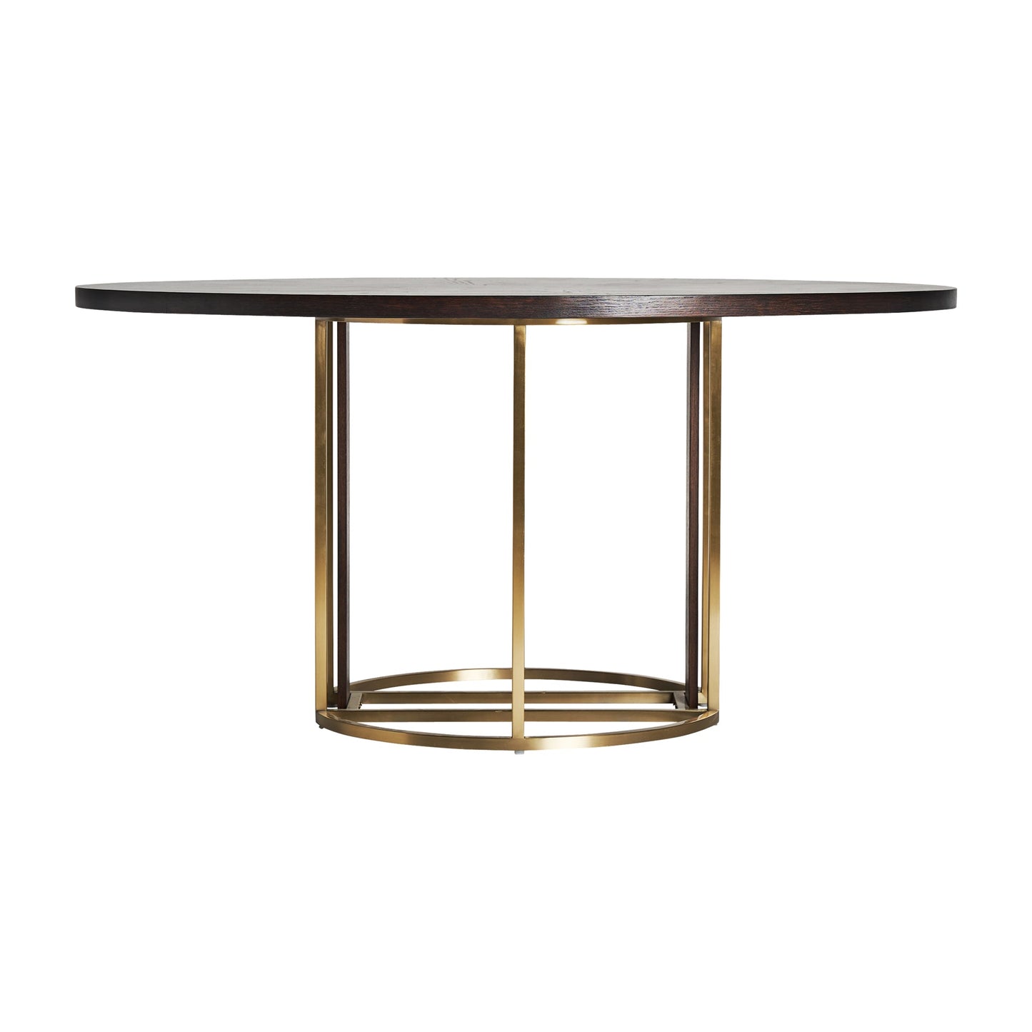 Leira Dining Table in Gold Colour