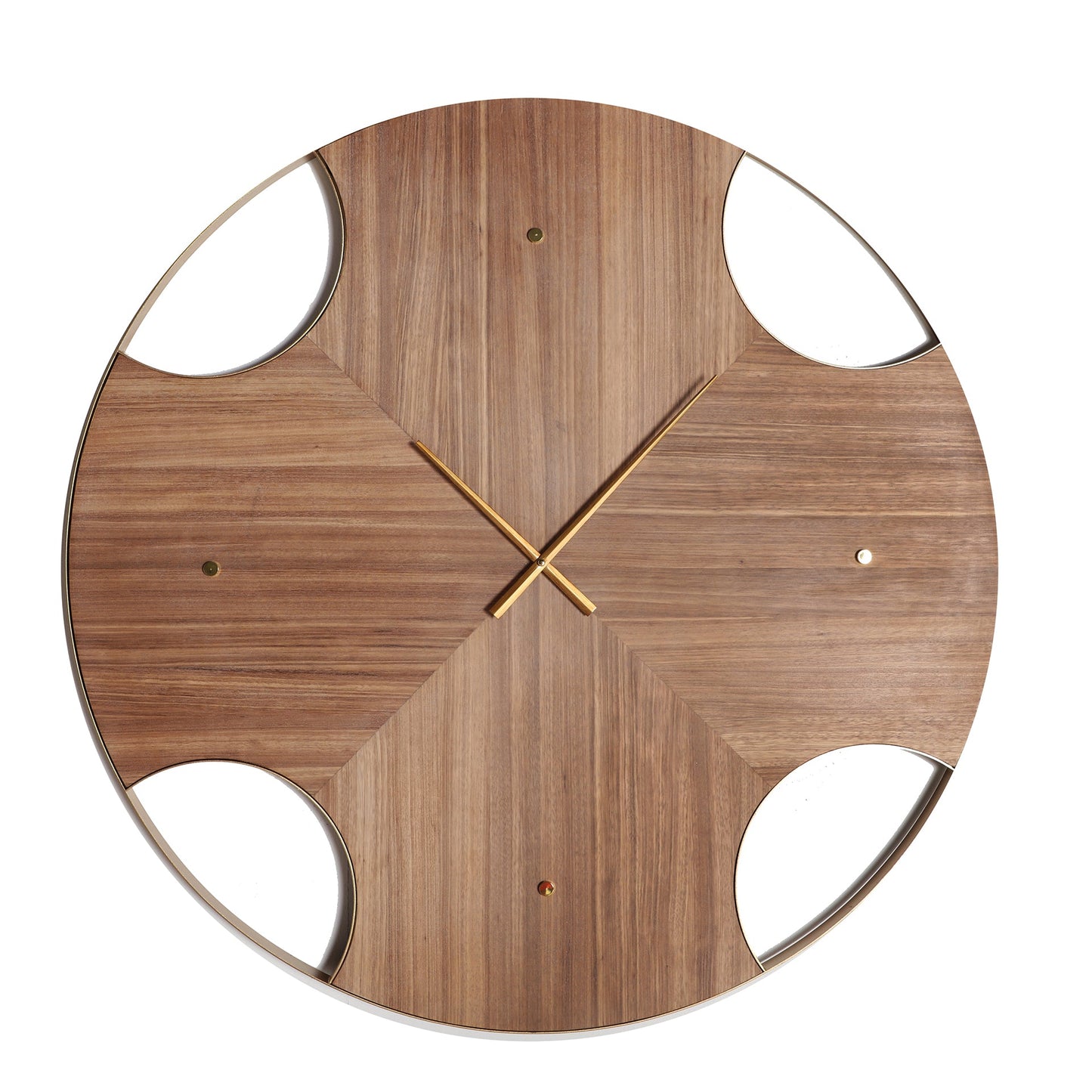 Wall Clock in Brown Colour