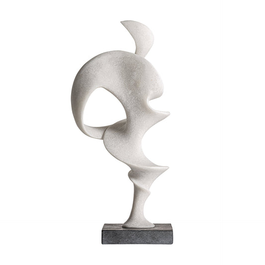 Tirso Decorative Figure in White Colour